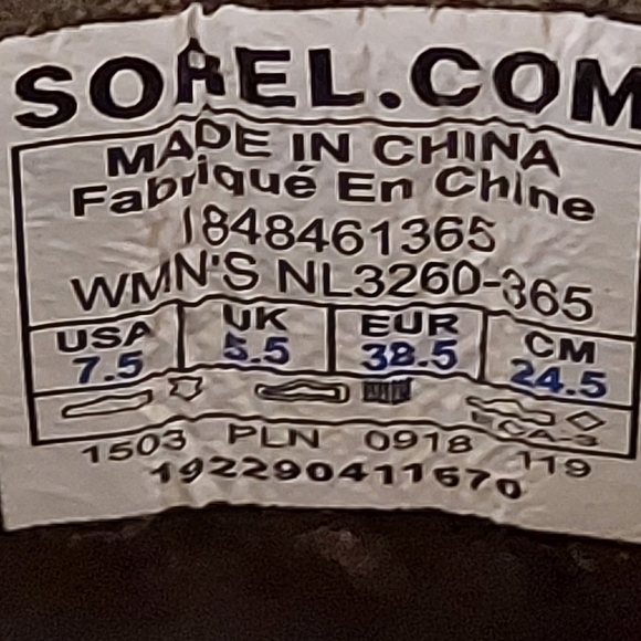 Pre-owned sorel out n about sandals - Picture 8 of 8